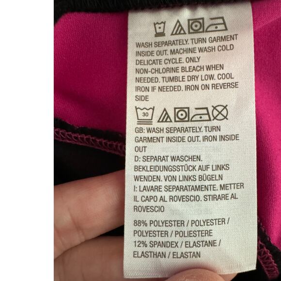 Belle Body by Kim Gravel Colorblock Leggings Black 2X - Picture 11 of 11